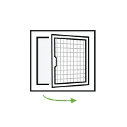 Insektenschutz-Drehrahmen